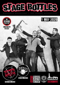 STAGE BOTTLES (ger) + PEMPTI KASTA (grc) + IRON SNAG JOE (aut) - Fri, May 01, 2026, 19:00 at Arena Wien, Baumgasse 80, 1030 Wien, Österreich