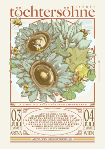 TÖCHTERSÖHNE FEST - 10 JAHRE JUBILÄUM *OPEN AIR* - 04.07.2026 17:00 at Arena Wien, Baumgasse 80, 1030 Wien, Österreich