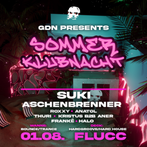 SOMMER KLUBNACHT by GDN - Sat, Aug 01, 2026, 23:00 at FLUCC, Praterstern 5, 1020 Wien, Österreich