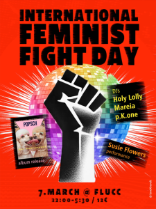 International Feminist Fight Day - Sat, Mar 07, 2026, 22:00 at FLUCC, Praterstern 5, 1020 Wien, Österreich