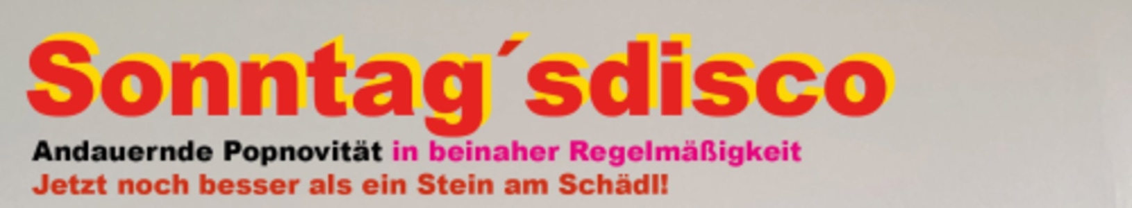 Sonntag'sdisco w/ The Telly - 15.02.2026 20:00 at FLUCC, Praterstern 5, 1020 Wien, Österreich