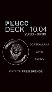 VVAX - Techno Vinyl Only - Fr., 10.04.2026, 23:00 at FLUCC, Praterstern 5, 1020 Wien, Österreich