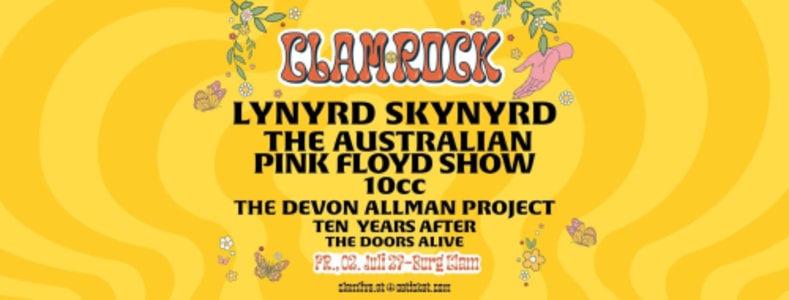 CLAM ROCK 2027 - Fri, Jul 02, 2027, 18:00 at Burg Clam, Sperken 1, 4352 Sperken, Österreich