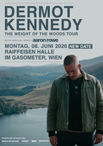 DERMOT KENNEDY - Mon, Jun 08, 2026, 20:00 at Gasometer, Guglgasse 6, 1110 Wien, Österreich