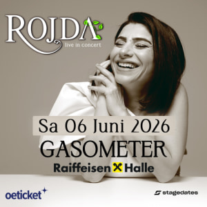 ROJDA - Sa., 06.06.2026, 19:00 at Gasometer, Guglgasse 6, 1110 Wien, Österreich