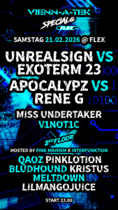 VIENN_A_TEK - 21.02.2026 23:00 at Flex, Am Donaukanal Abgang Augartenbrücke, 1010 Wien, Österreich