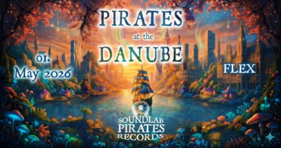 PIRATES AT THE DANUBE - Fri, May 01, 2026, 23:00 at Flex, Am Donaukanal Abgang Augartenbrücke, 1010 Wien, Österreich