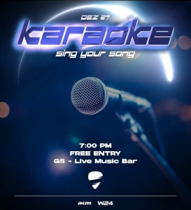 G5 Karaoke - 27.12.2025 19:00 at G5 - Live Music Bar, Heiligenstädter Straße 31, 1190 Wien, Österreich