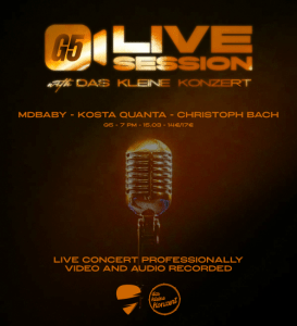 G5 Live Session x Das Kleine Konzert – Volume4 - Sun, Mar 15, 2026, 19:00 at G5 - Live Music Bar, Heiligenstädter Straße 31, 1190 Wien, Österreich