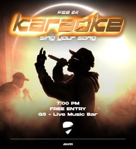 G5 Karaoke - Di., 24.02.2026, 19:00 at G5 - Live Music Bar, Heiligenstädter Straße 31, 1190 Wien, Österreich