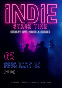 INDIE STAGE NIGHT – by SAE - 15.02.2026 19:00 at G5 - Live Music Bar, Heiligenstädter Straße 31, 1190 Wien, Österreich