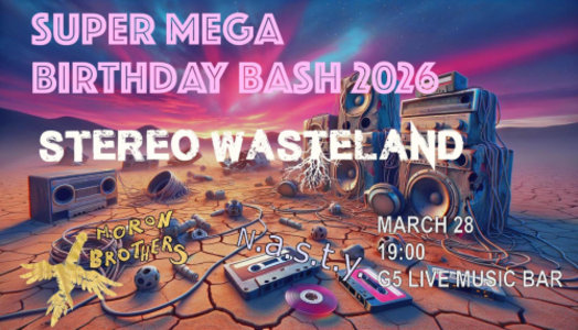 Stereo Wasteland – LIVE - Sa., 28.03.2026, 19:00 at G5 - Live Music Bar, Heiligenstädter Straße 31, 1190 Wien, Österreich