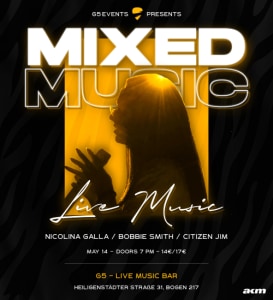 G5 Mixed Music Night - Thu, May 14, 2026, 19:00 at G5 - Live Music Bar, Heiligenstädter Straße 31, 1190 Wien, Österreich