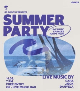 G5 Summer Party & Karaoke - Fri, Aug 14, 2026, 19:00 at G5 - Live Music Bar, Heiligenstädter Straße 31, 1190 Wien, Österreich