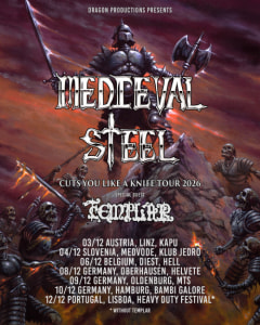 Steel City Sorcery presents: Medieval Steel, Templar - Thu, Dec 03, 2026, 20:00 at KAPU, Kapuzinerstraße 36, 4021 Linz, Österreich