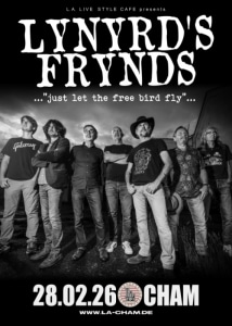 LYNYRD’S FRYNDS // 28.02.26 - 28.02.2026 19:00 at L.A. Cham, Badstraße 19, 93413 Cham, Deutschland