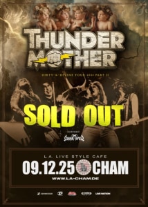 THUNDERMOTHER / COBRA SPELL // 09.12.25 - 09.12.2025 19:00 at L.A. Cham, Badstraße 19, 93413 Cham, Deutschland