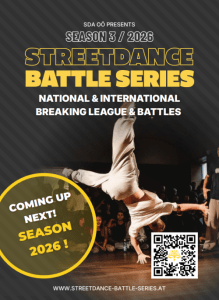 Streetdance Battle Series 2026 - Sat, Apr 11, 2026, 15:00 at last by Schachermayer, Lastenstraße 42, 4020 Linz, Österreich