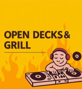 open decks ＆ grill | by sabi (italo disco) - Sat, Aug 22, 2026, 17:00 at last by Schachermayer, Lastenstraße 42, 4020 Linz, Österreich