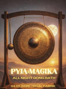 PYJA:MAGIKA - all night gong bath - 03.01.2026 20:00 at Vitalfabrik, Draschestraße 31, 1230 Wien, Österreich