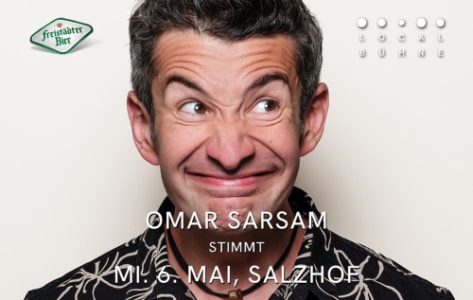 OMAR SARSAM - STIMMT - 06.05.2026 20:00 at Salzhof, Salzgasse 15, 4240 Freistadt, Österreich