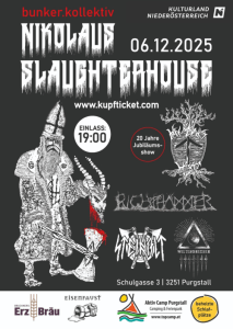 Nikolaus Slaughterhouse III - 06.12.2025 18:00 at Purgstall an der Erlauf, Niederösterreich, Österreich
