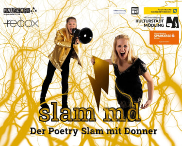 slam'md - Der Poetry Slam mit Donner #37 - 13.03.2026 19:00 at Haus der Jugend, Eisentorgasse 5, 2340 Mödling, Österreich