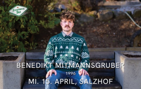 BENEDIKT MITMANNSGRUBER - 1996 - 15.04.2026 18:00 at Salzhof, Salzgasse 15, 4240 Freistadt, Österreich
