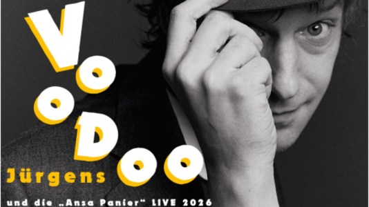 Voodoo Jürgens - Live 2026 - 11.04.2026 20:30 at Kino Ebensee, Schulgasse 6, 4802 Ebensee am Traunsee, Österreich