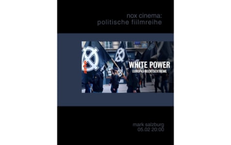 Nox Cinema: politische Filmreihe - 05.02.2026 20:00 at MARK Salzburg, Hannakstraße 17, 5023 Salzburg, Österreich