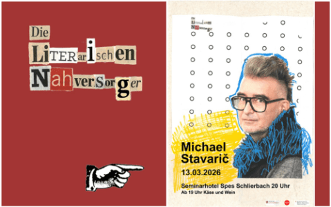 Lesung Michael Stavarič - Fr., 13.03.2026, 20:00 at SPES, Panoramaweg 1, 4553 Schlierbach, Österreich