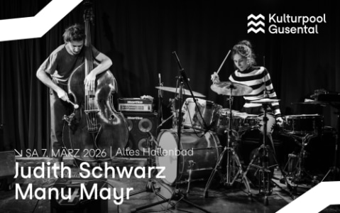 Jazz im Pool: Judith Schwarz ＆ Manu Mayr - 07.03.2026 19:30 at Altes Hallenbad Gallneukirchen, Reichenauer Straße 10, 4210 Gallneukirchen, Österreich