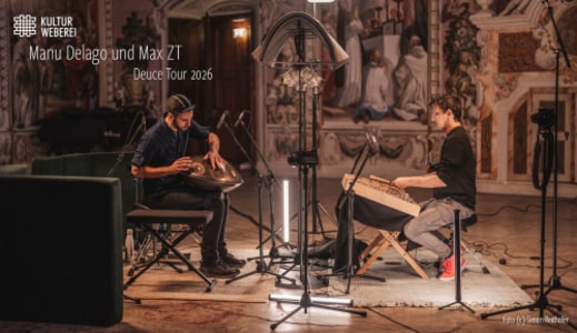 Manu Delago ＆ Max ZT: Deuce Tour 2026 in Telfs - 14.05.2026 20:00 at Telfer Kultur Weberei, Nieder-Munde-Straße 13, 6410 Telfs, Österreich