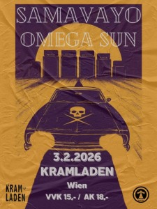 Samavayo (DE) + Omega Sun (SI) @ Kramladen - Wien - 03.02.2026 19:30 at Kramladen, U-Banbogen 39/40, 1080 Wien, Österreich