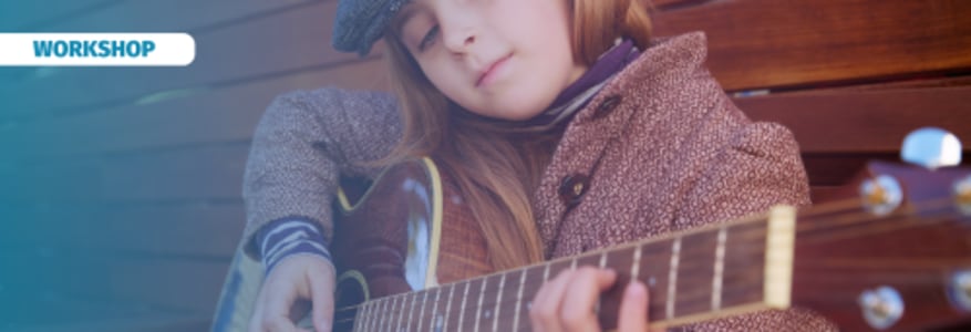 Sommerkurs Gitarre – Erste Akkorde und Melodien für Kinder ab 7 Jahren - Di., 21.07.2026, 11:00 at OKH Vöcklabruck, Hans Hatschek-Straße 24, 4840 Vöcklabruck, Österreich