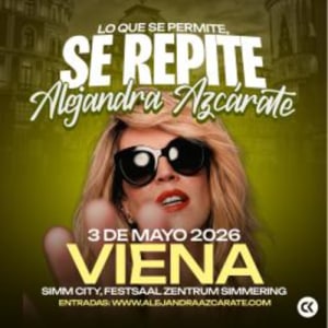 ALEJANDRA AZCÁRATE - Sun, May 03, 2026, 19:00 at SIMM City, Simmeringer Hauptstraße 96A, 1110 Wien, Österreich