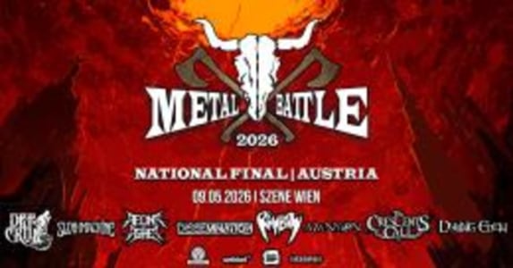 wacken metal battle 2026 - Sat, May 09, 2026, 18:50 at Szene Wien, Hauffgasse 26, 1010 Wien, Österreich