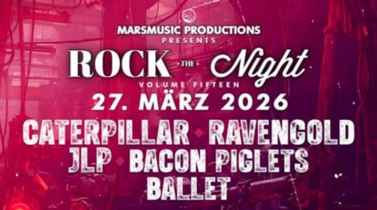 rock the night vol.15 - 27.03.2026 19:00 at Szene Wien, Hauffgasse 26, 1010 Wien, Österreich