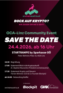 Bock auf Krypto? - Fr., 24.04.2026, 16:00 at Tabakfabrik, Peter-Behrens-Platz 1-15, 4020 Linz, Österreich