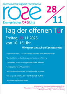 Tag der offenen Tür in der Rose - 28.11.2025 10:00 at Tabakfabrik, Peter-Behrens-Platz 1-15, 4020 Linz, Österreich