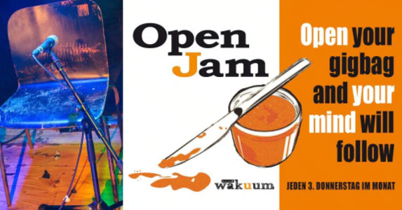 OPEN JAM NIGHT Dezember 2025 - 18.12.2025 18:00 at Club Wakuum, Griesgasse 25, 8020 Graz, Österreich