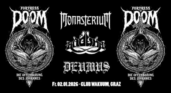 Fortress Of Doom XVI – Die Offenbarung des Johannes - 02.01.2026 19:00 at Club Wakuum, Griesgasse 25, 8020 Graz, Österreich