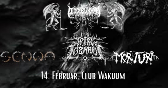 Dunkelhate Fest IX - 14.02.2026 19:00 at Club Wakuum, Griesgasse 25, 8020 Graz, Österreich