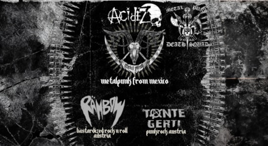 Sunday Punk Concert: Acidez, Rämbow ＆ Tante Gerti - Sun, May 24, 2026, 18:00 at Club Wakuum, Griesgasse 25, 8020 Graz, Österreich