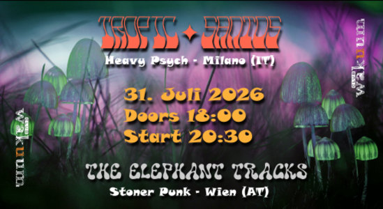 Tropic Santos und The Elephant Tracks - Fri, Jul 31, 2026, 18:00 at Club Wakuum, Griesgasse 25, 8020 Graz, Österreich