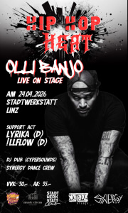 HipHop Heat 2026 - 24.04.2026 20:00 at Stadtwerkstatt, Kirchengasse 4, 4020 Linz, Österreich