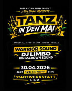 SimSimma X Jamaican Rum Night // Tanz in den Mai Special - Thu, Apr 30, 2026, 22:00 at Stadtwerkstatt, Kirchengasse 4, 4020 Linz, Österreich