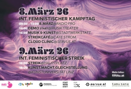 8. März in der Stadtwerkstatt - So., 08.03.2026, 16:00 at Stadtwerkstatt, Kirchengasse 4, 4020 Linz, Österreich
