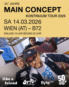 MAIN CONCEPT - 14.03.2026 20:00 at B72, Hernalser Gürtel 72-73, 1080 Wien, Österreich