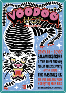 THE MASONICS (UK) SUPPORT: SALAMI RECORDER ＆ THE HI-FI-PHONES (A) - Fri, May 29, 2026, 20:00 at B72, Hernalser Gürtel 72-73, 1080 Wien, Österreich